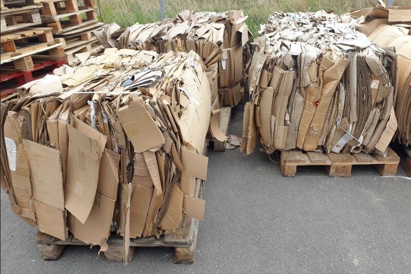 OCC baler, box baler, cardboard baler